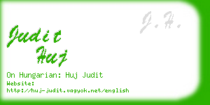 judit huj business card